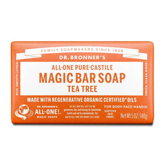 Dr. Bronner's All-One Pure-Castile Magic Bar Soap - Tea Tree - 5oz
