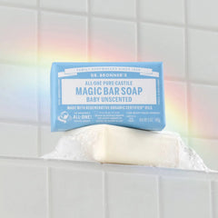 Dr. Bronner's All-One Pure-Castile Magic Bar Soap - Unscented - 5oz: Cleansing, Whole Body Use, Normal Skin