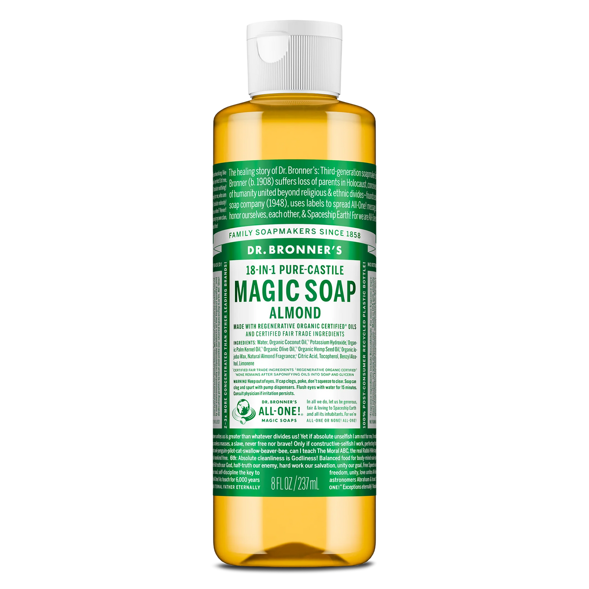 Almond - Pure-Castile Magic Soap