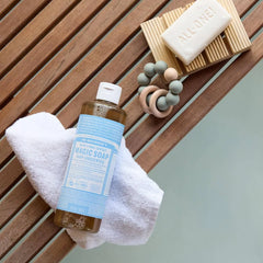 Dr. Bronner's Magic Pure Castile Liquid Soap Bodywash - Baby Unscented - 16 fl oz