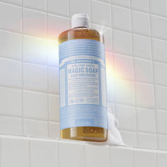 Dr. Bronner's Magic Pure Castile Liquid Soap Bodywash - Baby Unscented - 32 fl oz: For Sensitive Skin, Paraben-Free, Ethyl Alcohol-Free